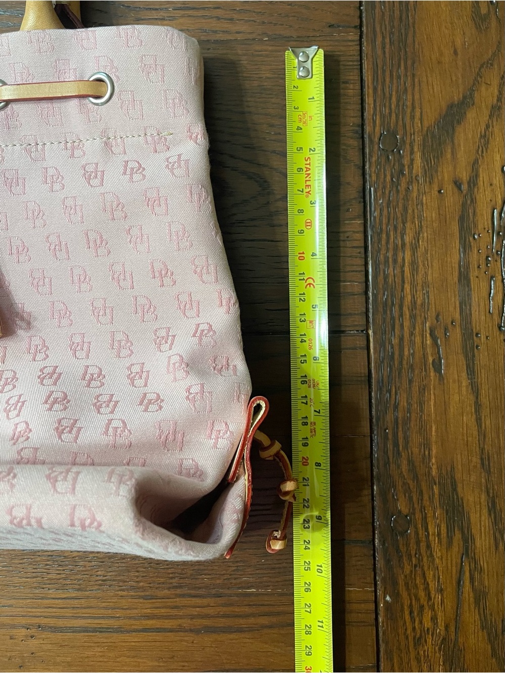 Dooney & Bourke Pink Monogram Tote - Picture 8 of 10